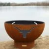 Fire Pit Art 36 Inch Wood Fire Pit - Longhorn -BBQDIRECT Sales lh
