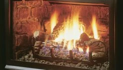 Kingsman 31,000 BTU Gas Direct Vent Fireplace Insert - 34" -BBQDIRECT Sales logf35 fibre split oak