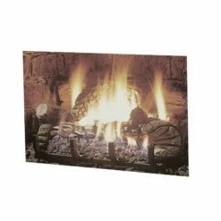 Kingsman 31,000 BTU Gas Direct Vent Fireplace Insert - 34" -BBQDIRECT Sales logf35 1 6