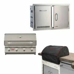 Bull 3-Piece Lonestar Grill Outdoor Kitchen Package W/ Optional Refrigerator