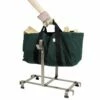 Enclume Fireplace Log Rack With Green Carrier Bag Hammered Steel Finish - LR10 HS -BBQDIRECT Sales lr10 hs