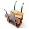 Enclume Tulip Fireplace Log Rack Hammered Steel Finish - LR31 HS -BBQDIRECT Sales lr31 hs