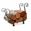 Enclume Sleigh Fireplace Log Rack Hammered Steel Finish - LR6 HS 1 Enclume Sleigh Fireplace Log Rack Hammered Steel Finish - LR6 HS -BBQDIRECT Sales lr6 hs