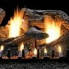 Empire Vent-Free Super Charred Oak Ceramic Fiber Log Set 24 Inch -BBQDIRECT Sales ls18c2s 1