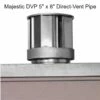Majestic DVP 5" X 8" Direct-Vent Pipe Components -BBQDIRECT Sales majestic dvp image