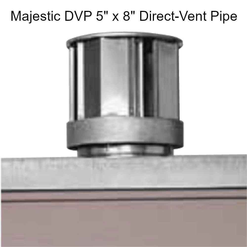 Majestic DVP 5" X 8" Direct-Vent Pipe Components 3 Majestic DVP 5" X 8" Direct-Vent Pipe Components
