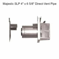 Majestic SLP 4" X 6 5/8" Gas Direct Vent Pipe Components