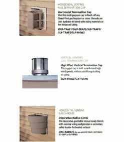 Majestic DVP 5" X 8" Direct-Vent Pipe Components 10 Majestic DVP 5" X 8" Direct-Vent Pipe Components -BBQDIRECT Sales majestic terminations images