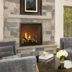 Majestic Marquis II Gas Direct Vent Fireplace - 42" -BBQDIRECT Sales marquis 42 lifestyle 1