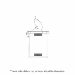 Bull Master Q BBQ Island -BBQDIRECT Sales master q side