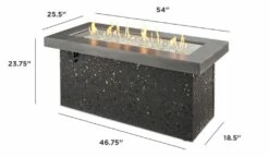The Outdoor Greatroom Key Largo Gray Gas Fire Pit Table - KL-1242-MM 14 The Outdoor Greatroom Key Largo Gray Gas Fire Pit Table - KL-1242-MM -BBQDIRECT Sales measure