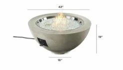 The Outdoor Greatroom Cove 30-Inch Gas Fire Pit Bowl - CV-30 -BBQDIRECT Sales measure 1