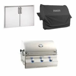 Fire Magic 3-Piece Aurora 540i 30-Inch Gas Outdoor Kitchen Package W/ Optional Refrigerator