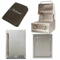 Artisan 3-Piece 26-Inch Built-In Gas Outdoor Kitchen Package W/ Optional Refrigerator -BBQDIRECT Sales microsoftteams image 7