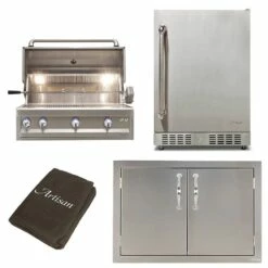 Artisan 3-Piece 36-Inch Built-In Gas Outdoor Kitchen Package W/ Optional Refrigerator -BBQDIRECT Sales microsoftteams image 8