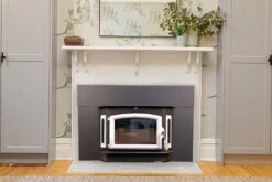 Buck Stove Model 91 Wood Insert With Blower - Heats Up To 3200 Square Feet -BBQDIRECT Sales model 91 insert lifestyle