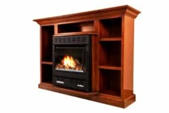 Buck Stove Model 1110 Ventless Gas Fireplace With Blower - 22-Inch -BBQDIRECT Sales model1127 prestiegemantle left 1