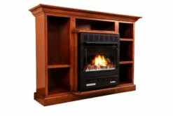 Buck Stove Model 1110 Ventless Gas Fireplace With Blower - 22-Inch -BBQDIRECT Sales model1127 prestiegemantle right 1