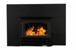 Buck Stove Model 21 Wood Insert With Blower - Heats Up To 1800 Square Feet -BBQDIRECT Sales model21 blackdoor blacktrimkit center