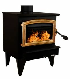 Buck Stove Model 21 Wood Stove With Blower - Heats Up To 1800 Square Feet -BBQDIRECT Sales model21 newlegs right