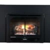 Buck Stove 32-Inch Ventless Gas Fireplace Insert With Blower - Model 384 -BBQDIRECT Sales model384 blacktrimkit center 1 1