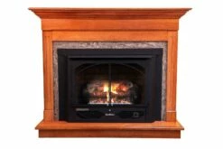 Buck Stove 32-Inch Ventless Gas Fireplace With Blower - Model 384