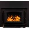 Buck Stove Model 81 Wood Insert With Blower - Heats Up To 2700 Square Feet -BBQDIRECT Sales model81 blackdoor blacktrimkit center