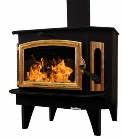 Buck Stove Model 91 Wood Stove With Blower - Heats Up To 3200 Square Feet 13 Buck Stove Model 91 Wood Stove With Blower - Heats Up To 3200 Square Feet -BBQDIRECT Sales model91 golddoor newlegs left