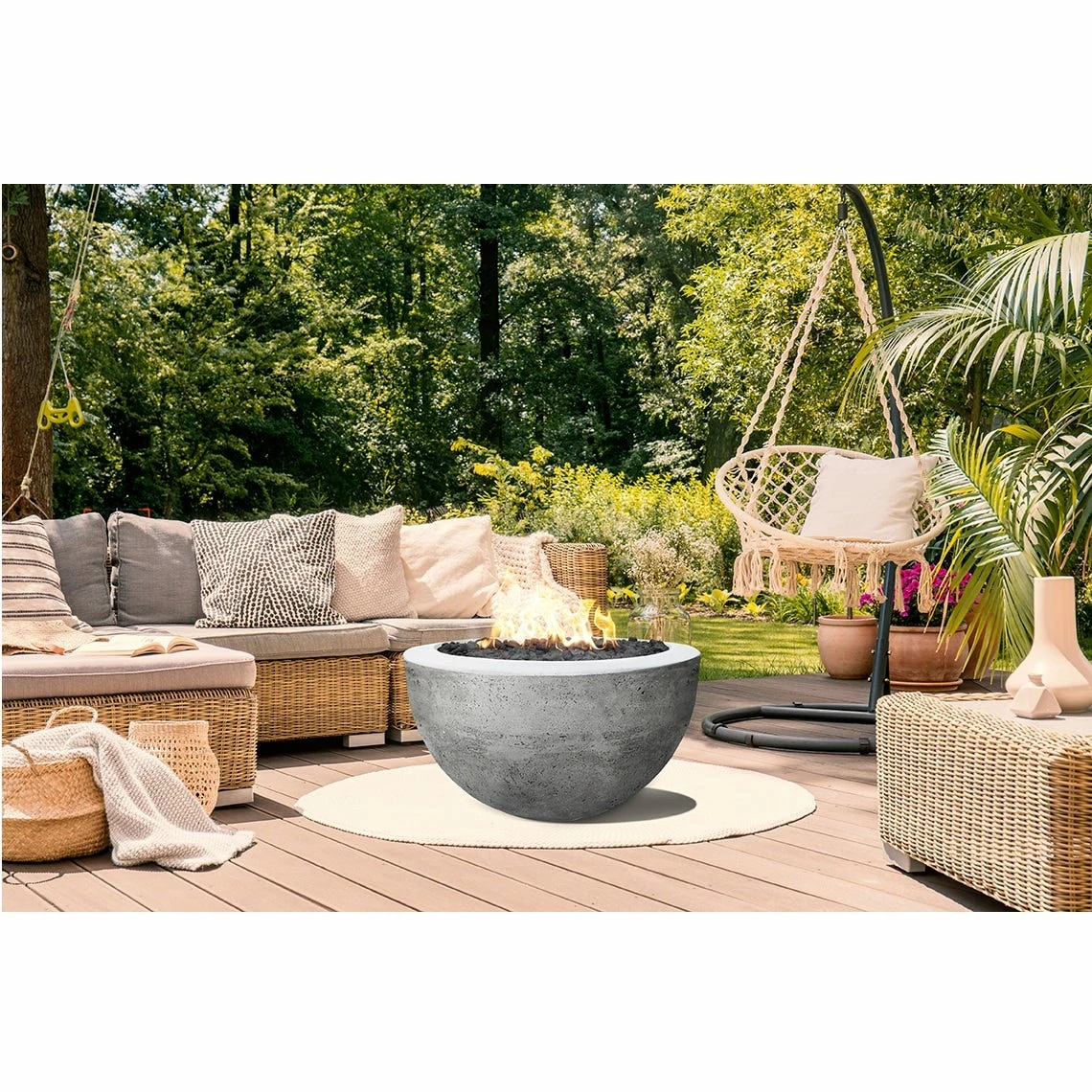 Prism Hardscapes Moderno II 29-Inch Round Gas Fire Pit - PH-401 8 Prism Hardscapes Moderno II 29-Inch Round Gas Fire Pit - PH-401 - Image 6
