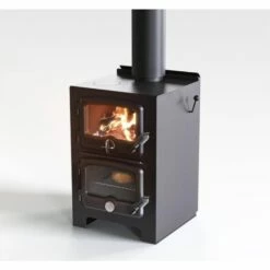The Vermont Bun Baker By Nectre - Wood Stove - BB1200 - Up To 1000 Square Feet -BBQDIRECT Sales n350 new angle 3 5