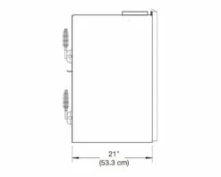 The Vermont Bun Baker By Nectre - Wood Stove - BB0750 - Up To 1000 Square Feet 12 The Vermont Bun Baker By Nectre - Wood Stove - BB0750 - Up To 1000 Square Feet -BBQDIRECT Sales n350 side dims 1 3