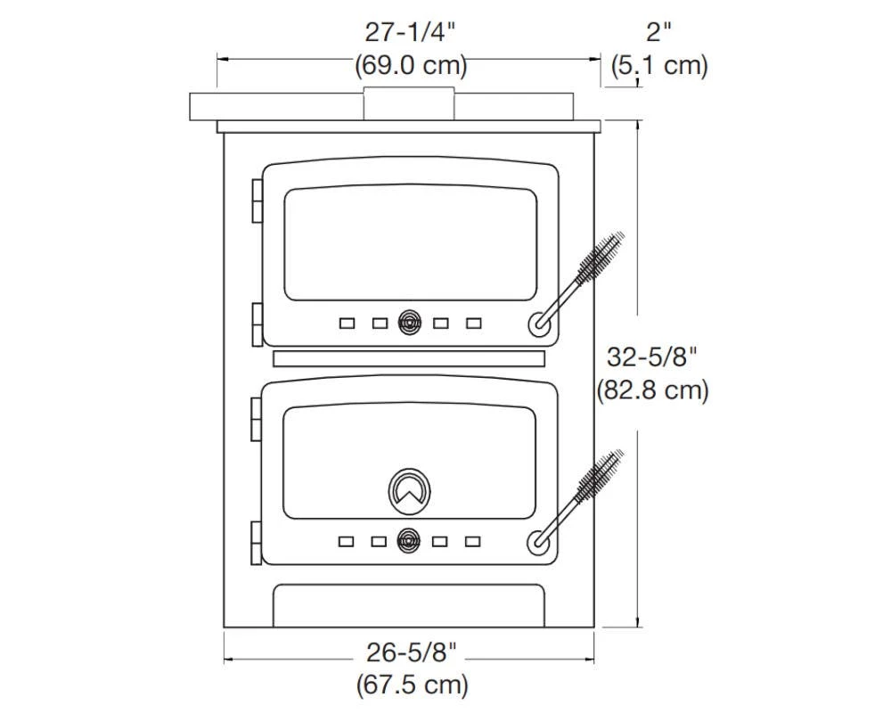 The Vermont Bun Baker XL By Nectre - Wood Stove - XL2000 - Up To 2500 Square Feet 8 The Vermont Bun Baker XL By Nectre - Wood Stove - XL2000 - Up To 2500 Square Feet - Image 6
