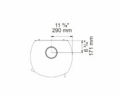 Nectre N65 Contemporary Wood Burning Stove By Vermont Bun Baker - Up To 2150 Square Feet -BBQDIRECT Sales n65 dims top
