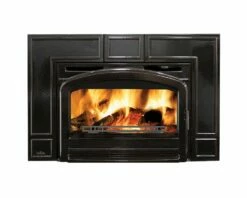 Napoleon Oakdale Wood Burning Insert With Blower & Front - Open Box -BBQDIRECT Sales oakdale enamel