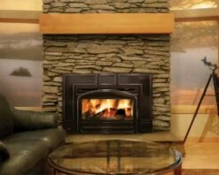 Napoleon Oakdale Wood Burning Insert With Blower & Front - Open Box