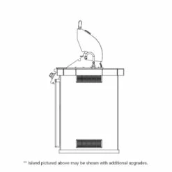 Bull Outdoor Kitchen BBQ Island -BBQDIRECT Sales odk dims right