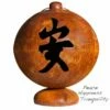 Ohio Flame 37 Inch Fire Globe - Peace Happiness Tranquility 1 Ohio Flame 37 Inch Fire Globe - Peace Happiness Tranquility -BBQDIRECT Sales of37fgpht