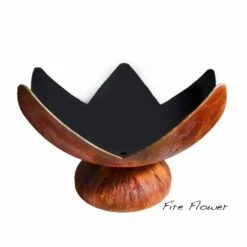 Ohio Flame 41 Inch Fire Flower Artisan Fire Bowl