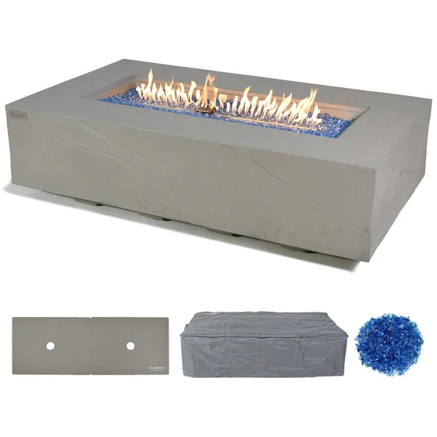 Elementi Meteora Outdoor Fire Pit Table - OFG410SG 4 Elementi Meteora Outdoor Fire Pit Table - OFG410SG - Image 2