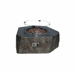 Elementi Columbia Hexagon Concrete Fire Table - OFG105 -BBQDIRECT Sales ofg105 lp ng 2 1