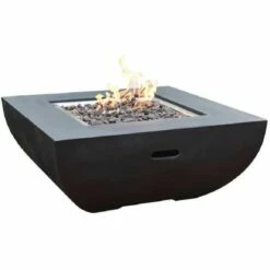Modeno Aurora Square Concrete Fire Table