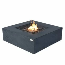 Elementi Roraima Square Concrete Fire Table