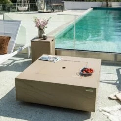 Elementi Plus Uluru Square Concrete Fire Table - OFG411SY -BBQDIRECT Sales ofg411sy 3