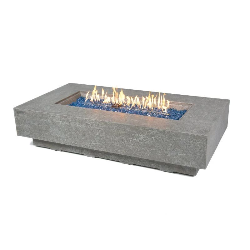 Elementi Plus Riviera Rectangular Concrete Fire Table - OFG415LG 3 Elementi Plus Riviera Rectangular Concrete Fire Table - OFG415LG
