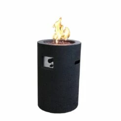 Modeno Lava Tube, Round Concrete Fire Column