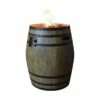 Elementi Napa Barrel Fire Pit Column - OFG615 1 Elementi Napa Barrel Fire Pit Column - OFG615 -BBQDIRECT Sales ofg615rw lp