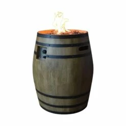 Elementi Napa Barrel Fire Pit Column - OFG615