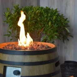 Elementi Napa Barrel Fire Pit Column - OFG615 -BBQDIRECT Sales ofg615rw lp 2