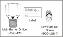 FireGear Kalea Bay 36-Inch Propane Conversion Kit -OFP-36LECO-LPK