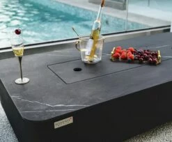 Elementi Plus Valencia Rectangular Marble Fire Pit Table - OFP102BB -BBQDIRECT Sales ofp102bb 4